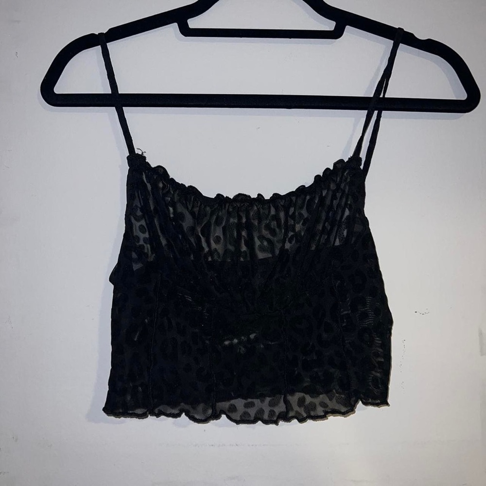 Sheet Cheetah Print Top